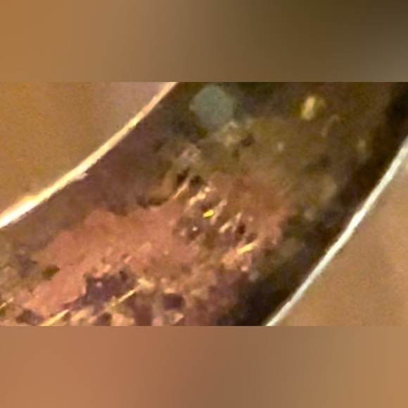 Vintage Designer Signed IBB Two Tone Sterling Silver Dome Ring, Size 6.5, 4.8g - Picture 6 of 11